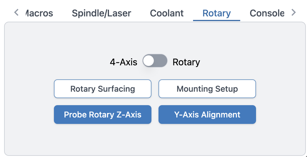 4th axis mode Rotary axis